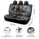 thumbnail image 2 of El Hombre del Norte-theme Car Rear Seat Covers Back Elastic Flexible Car Seat Covers Decorative Fits Most Cars 120x59x76cm, 2 of 6