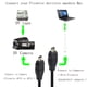 thumbnail image 3 of Cable FireWire 400 GINTOOYUN de 4 pines macho a macho, 6 pies, negro, 3 of 4