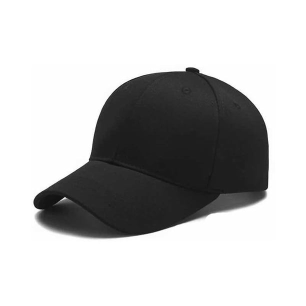 Gorro Jockey Básico De Calidad, Gorro Unisex Sombrero Negro Estándar