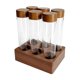 thumbnail image 1 of Tubos De Ensayo De Grano De Café Vacíos Transparentes Para Encimera De Cocina Cafetería Al Por Menor 22g, 1 of 5