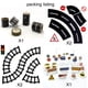 thumbnail image 4 of Road Tape DSPITWOD para coches y trenes de juguete, 3 rollos de cinta negra, 4 of 7