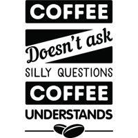 Rienda Libre Graphics - Decomural Coffee Understands Food Drink Ws-46124