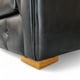 thumbnail image 4 of Sofá Chesterfield 3 Cuerpos Cuero Sintético Pu Black, 4 of 4