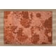 thumbnail image 1 of Alfombra Sintetica Deco Jacquard c/Antideslizante Naranja Diseño Vintage 1,5x2,4 mts, 1 of 3