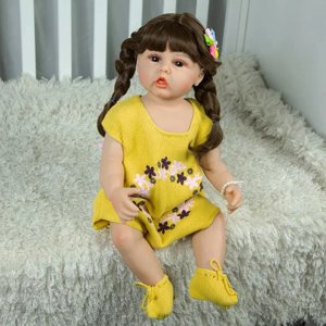 D&M - Muñeca Bebé Reborn Realista De Silicona.