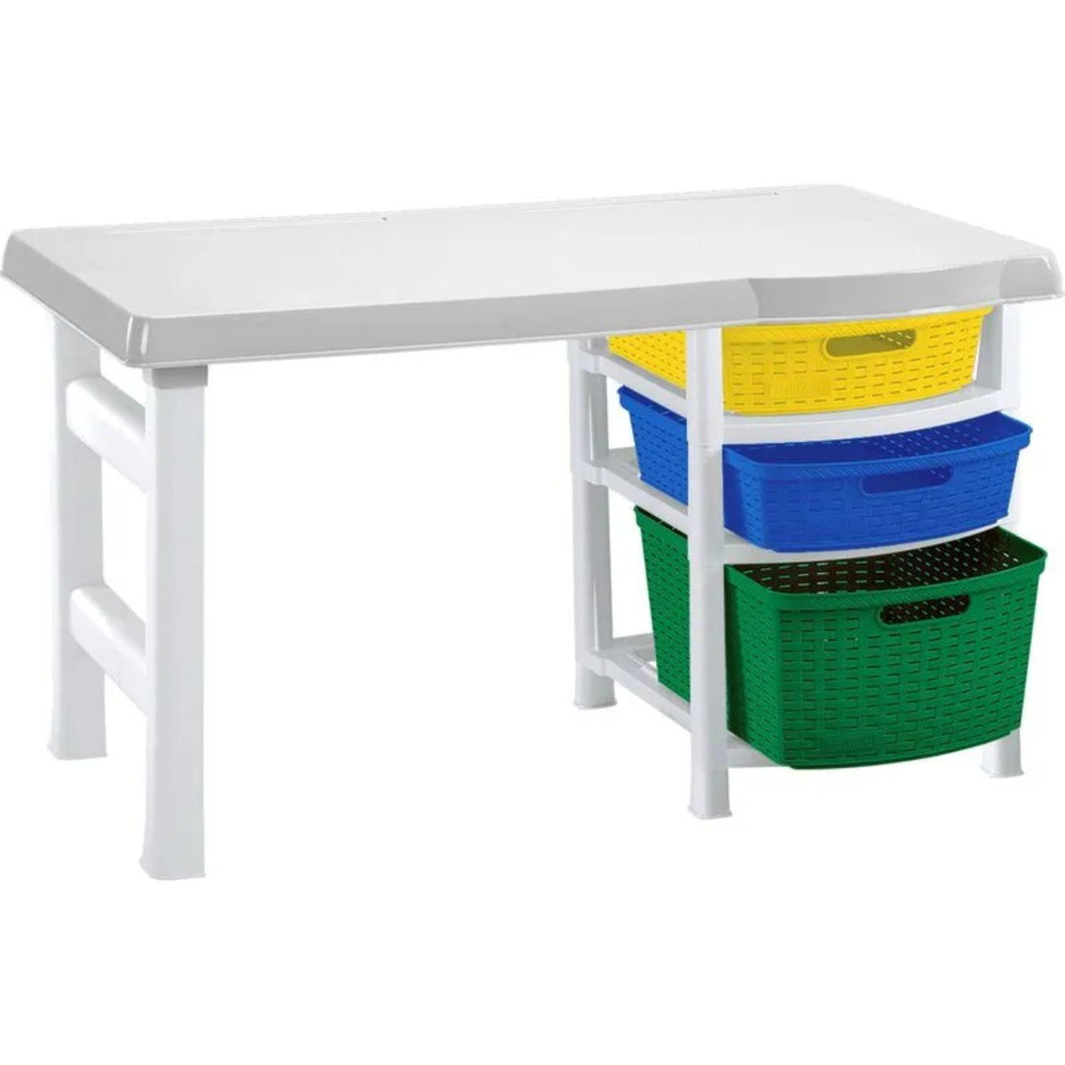 Escritorio Infantil Aventura Niño Rimax Blanco