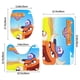 thumbnail image 3 of Monster Bash Juego de 3 alfombras de baño de coral fleece: tapete de baño + alfombra de inodoro en forma de U + funda de tapa de inodoro en forma de O, 3 of 6