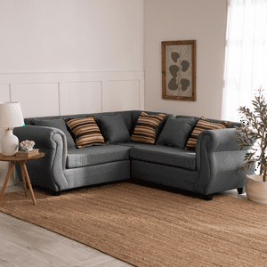 Deco Outlet - Seccional New Milan 3.2 Tela Gris Claro