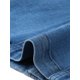 thumbnail image 5 of INSPIRE CHIC Chaquetas de Mezclilla de Mujer con Cuello Redondo y Botones, Manga Larga, Talla XS, Azul, 5 of 6