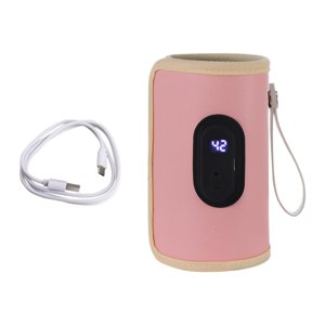 Bothyi - Calentador De Biberones Portátil, Calentador De Biberones De Leche Materna Para Viajes De Negocios A Casa, Color Rosa