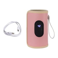 Bothyi - Calentador De Biberones Portátil, Calentador De Biberones De Leche Materna Para Viajes De Negocios A Casa, Color Rosa