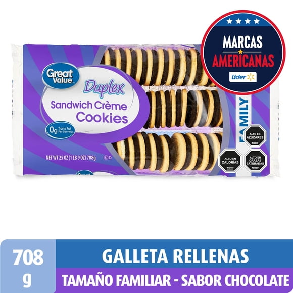 Galleta Duplex Tamaño Familiar, 708 g