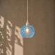 thumbnail image 1 of Lámpara Colgante de Techo SLVJE Holo Lamp E27 Impresa en 3D Celeste + Ampolleta, 1 of 1