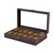 thumbnail image 2 of Caja De Almacenamiento Para Relojes, Decoración A Prueba De Polvo Para Hombres Y Mujeres, Organizador De Escaparate Con 12 Ranuras, 2 of 5