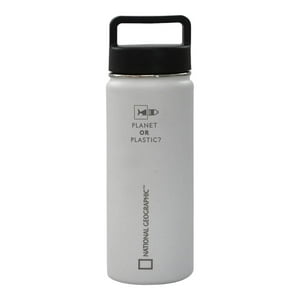 Botella Agua Termica Acero Inox. 500Ml National Geographic Blanco Tamano Unico