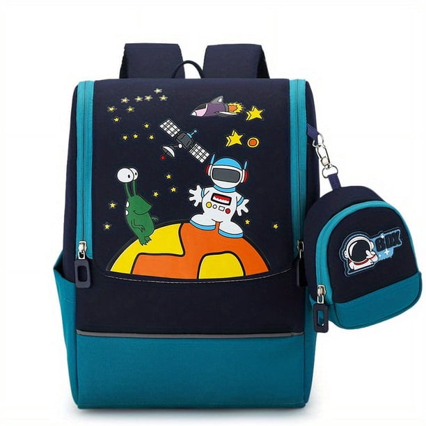 Children's Cartoon Unicorn Backpack Students Schoolbag Lightweight Load Reduction Bag