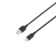 thumbnail image 3 of Cable USB A a USB C onn de 10 ft, negro, compatible con USB C, 3 of 3