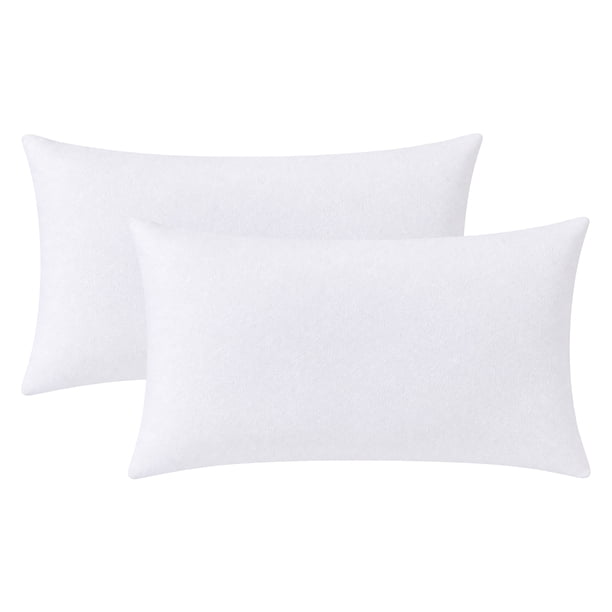 Protectores de Almohada REGALWOVEN con Cremallera Tamaño Estándar Paquete de 2, Fundas de Almohada Hipoalergénicas Transpirables de Algodón para Hogar Hotel Blanco Queen