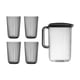 thumbnail image 1 of Jarra De Agua Para Puerta De Nevera Con Tapa, Jarra De Nevera De 2 L Para Jugo, Bebida De Limonada, 5 Uds., Gris, 1 of 5