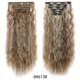 thumbnail image 1 of Xiao Hua Parche de Cabello para Peluca de Mujer, Extensiones de Cabello de Estilo natural de 23.6 Pulgadas de Largo, Extensiones de Cabello Sintético de 6 Piezas con clip, Extensiones de Cabello, 1 of 2
