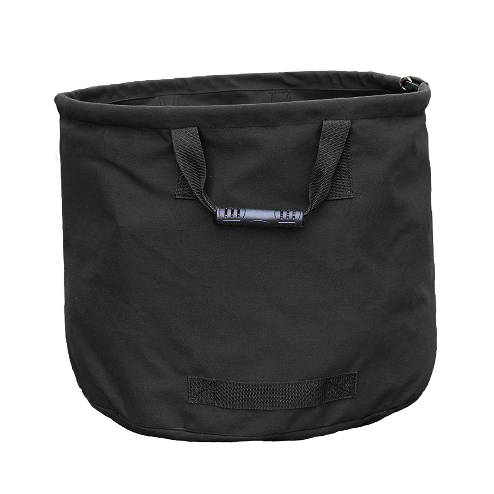 Magideal - Bolsa Para Desechos De Jardín, Contenedor De Jardinería, Contenedor Reutilizable Vertical Para Desechos De Jardín, Bolsa Para Hojas, Para Recortes De Negro
