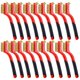 thumbnail image 1 of Juego de cepillos para rascar alambres BEBORIN Soft Grip, 18 piezas con alambre de latón, 1 of 6