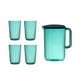 thumbnail image 2 of Jarra De Agua Para Puerta De Nevera Con Tapa, Jarra De Nevera De 2 L Para Jugo, Bebida De Limonada, 5 Uds., Verde, 2 of 5