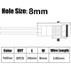 thumbnail image 1 of Luz Indicadora LED Gebildet 8mm 1224V Amarilla Metal 5un, 1 of 3