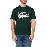 Camiseta Lacoste Para Hombre Cuello Redondo De Manga Corta Ajuste Clásico