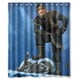 thumbnail image 1 of Cortina de ducha de la película Frozen, Kristoff y Sven, juego de cortinas de baño con ganchos, tamaño 60 x 72 pulgadas, 1 of 3