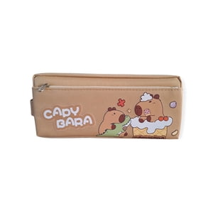 A Y G - Estuche Para Lapices Diseño Capibara Color Café #3