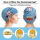 thumbnail image 3 of Coraje, el perro cobarde Gorro de Natación de Licra, Gorro de Baño de Tela Cómoda, Gorro Elástico Antideslizante para Hombres, Mujeres y Niños, 3 of 6