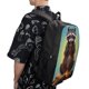 thumbnail image 5 of Mapache-theme Backpack, Campus style schoolbag Bookbag with Adjustable Shoulder Straps And Large Zip Compartment, Unisex Travel Bags., 5 of 6