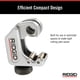 thumbnail image 4 of Cortadora de tubos RIDGID 32985 modelo 104 para espacios cerrados, 5-24 mm, 4 of 9