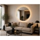 thumbnail image 3 of Espejo Led Redondo 60x60 Cm Dorado Diseño Moderno Minimalista, 3 of 5