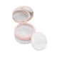 thumbnail image 1 of Contenedor De Polvo De Maquillaje Caja De Polvo 20G Tapa Abatible Tarro Cosmético Recargable Tamiz De Rejilla Rosa, 1 of 5