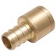 thumbnail image 1 of Adaptador de sudor femenino SharkBite Latón Crimp de 3/4 pulgadas, 1 of 1