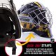 thumbnail image 5 of Mascarilla facial de portero Franklin Sports Pittsburgh Penguins NHL, 5 of 8