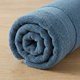thumbnail image 5 of REGALWOVEN Alfombra de Baño de Algodón con Banda Reversible Paso Fuera Alfombra de Baño Suave y Acolchada Alfombra Absorbente para Hotel Spa Alfombra de Bañera Azul Oscuro 20" x 32", 5 of 5