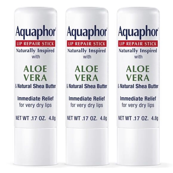 Lip Balm Aquaphor Naturally Inspired Lip Repair Stick x3
