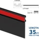 thumbnail image 3 of Rv Slide Out Seal Combo De Caucho Negro De 1 M X 2 4 Cm, 3 of 9