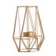 thumbnail image 2 of Candelabro Geométrico 3D Candelabro Con Marco De Hierro Candelabro Candelabro Dorado L, 2 of 5