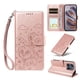 thumbnail image 1 of Funda Cartera para Motorola Edge 50 Neo 5G Perro Cachorro Grabado con Tarjetas Soporte Correa Rosa, 1 of 6