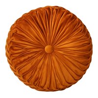 Mc Group - Cojín Redondo De Terciopelo De 38 Cm, Disponible En Diferentes Colores