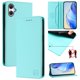 thumbnail image 1 of Funda Billetera con Soporte para Samsung Galaxy A06/A07 4G/5G Bloqueo RFID Plegable Verde menta, 1 of 6