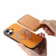 thumbnail image 3 of Funda de Cuero Magnética con Tarjetero para iPhone 16 Cubierta Delgada Amarillo, 3 of 5