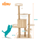 thumbnail image 2 of Torre Castillo y Rascador para Gatos Interactivo 6 NIVELES KERU, 2 of 6