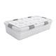 thumbnail image 1 of Cesta Organizadora Para Debajo De La Cama, Para Dormitorio, Armario, Apartamento, Altura 18 Cm, Color Blanco, 1 of 5