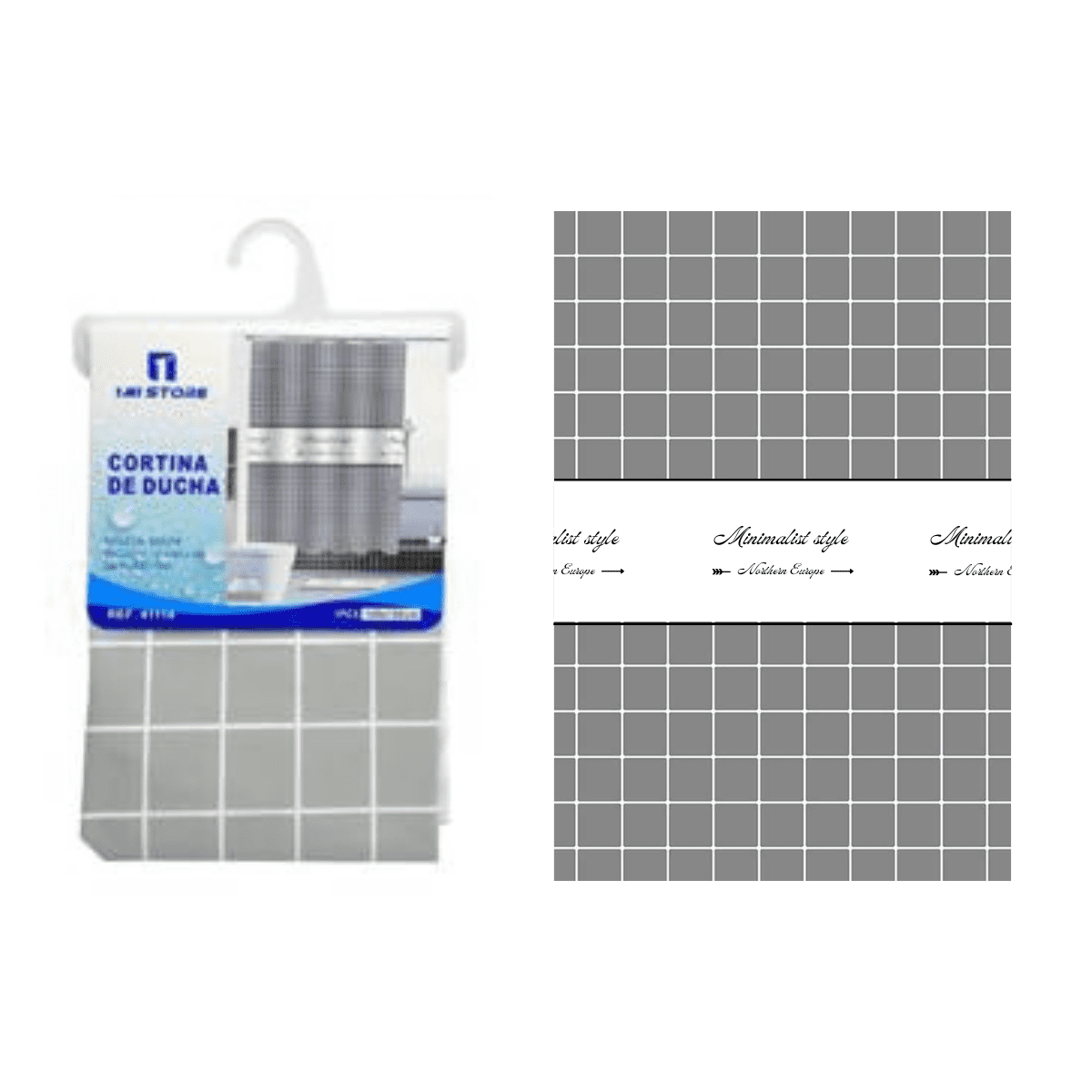 Genérico - Cortinas Baño Tela Impermeable 180x180