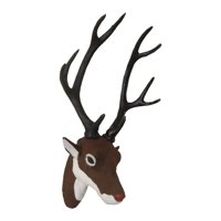 Magideal - Cabeza De Ciervo De Imitación, Taxidermia De Imitación Hecha , Decoración Rústica De , Astas De Ciervo Extraíbles, Para Decoración Del